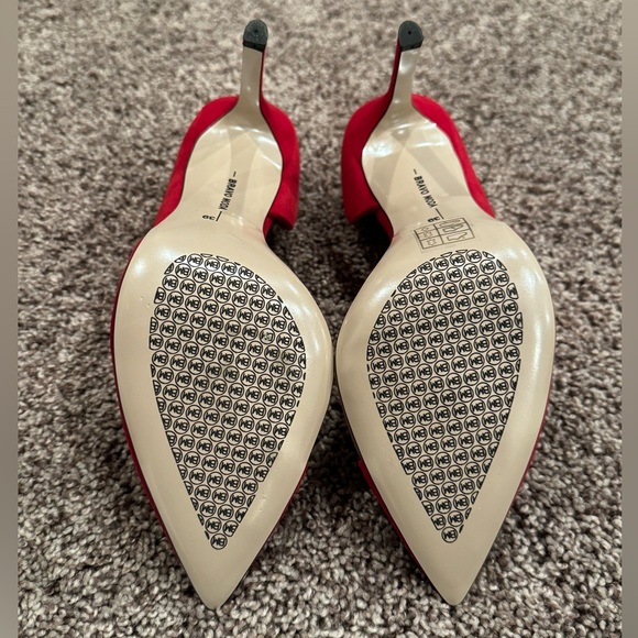 NWT BRAVOMODA, red stiletto, size 39 - Picture 6 of 6